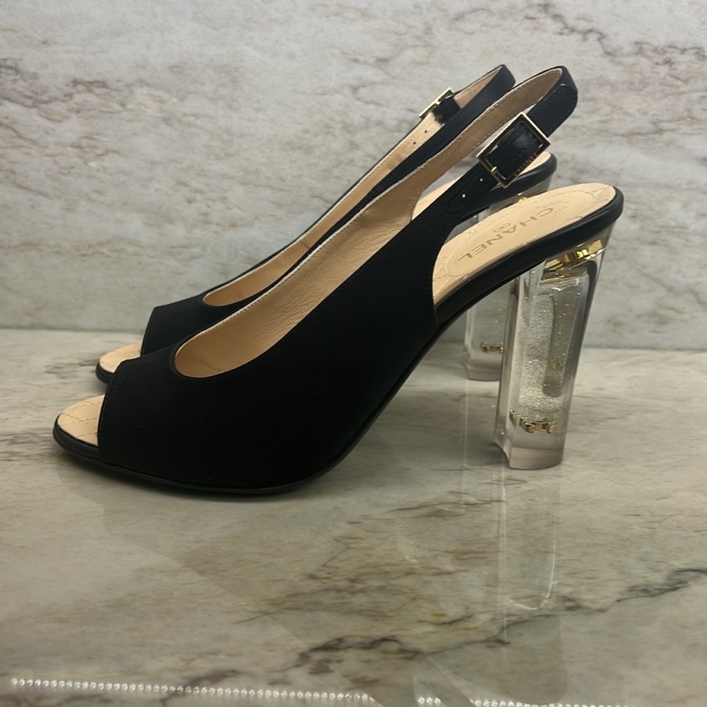 Chanel Satin Heel